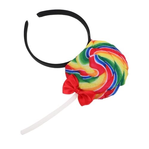 Abaodam Bunte Lollipop Haarreifen für Mädchen mit Sicherem Auffälligem Design Halloween Kopfschmuck Farbenfrohe Party Haaraccessoires für Erwachsene Abaodam Bunte Lollipop Haarreifen für Mädchen mit Sicherem Auffälligem Design Halloween Kopfschmuck Farbenfrohe Party Haaraccessoires für Erwachsene von Abaodam
