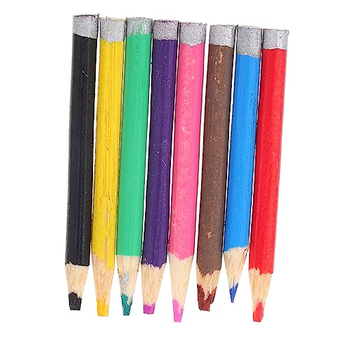 Abaodam Bunte Puppenhaus-Bleistifte, charmante Bleistift-Dekorationen für DIY-Projekte, Miniaturzubehör für Puppenhaus-Enthusiasten und kreatives Lernen, 8 Stück Abaodam Bunte Puppenhaus-Bleistifte, charmante Bleistift-Dekorationen für DIY-Projekte, Miniaturzubehör für Puppenhaus-Enthusiasten und kreatives Lernen, 8 Stück von Abaodam