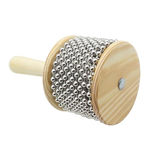 Abaodam Cabasa Handshaker aus Holz für Lehrmittel und Schlaginstrument Leicht und Komfortabel für Vorschule und Musikunterricht von Abaodam