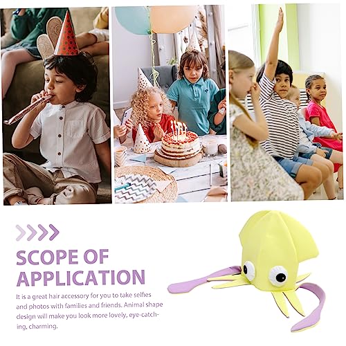 Abaodam Cartoon Octopus Partyhut Cosplay Kostüm Requisit Gelb Weiches Material Hautfreundlich Für Karneval Festival Auffällige Bühnenperformance Abaodam Cartoon Octopus Partyhut Cosplay Kostüm Requisit Gelb Weiches Material Hautfreundlich Für Karneval Festival Auffällige Bühnenperformance von Abaodam