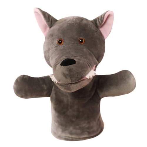 Abaodam Cartoon Wolf Handpuppe aus Plüsch Interaktive Tierpuppe für Geschichtenerzählen und Sicher für Erwachsene Kreatives Rollenspiel und Lernspielzeug Abaodam Cartoon Wolf Handpuppe aus Plüsch Interaktive Tierpuppe für Geschichtenerzählen und Sicher für Erwachsene Kreatives Rollenspiel und Lernspielzeug von Abaodam