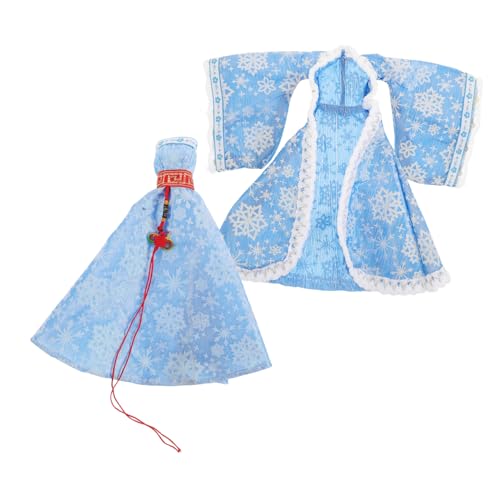 Abaodam Chinesische Prinzessin Puppenkleid, traditionelles Hanfu Outfit für elegantes Vintage-Kostüm für Geburtstag, Weihnachten und Festivals, kompatibel mit verschiedenen Puppenmarken von Abaodam