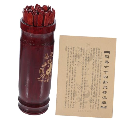 Abaodam Chinesische Wahrsagestäbchen mit Holzstäbchen und Buch Handliches Bambus behälter Glatt Poliert Traditionelles Orakelspiel Geeignet für Familie und Besondere Anlässe Abaodam Chinesische Wahrsagestäbchen mit Holzstäbchen und Buch Handliches Bambus behälter Glatt Poliert Traditionelles Orakelspiel Geeignet für Familie und Besondere Anlässe von Abaodam
