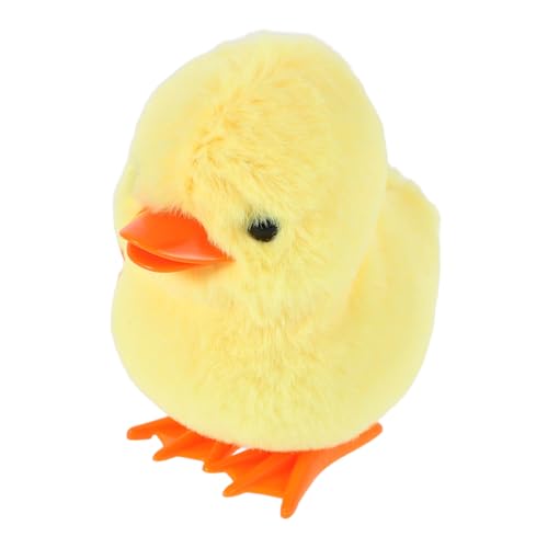 Abaodam Clockwork Ente Cartoon-tierspielzeug Aufzieh Sprungspielzeug Hüpfspielzeug Für Gastgeschenke Für Vintage Aufziehspielzeug Ente Aufziehen Yellow Plastik von Abaodam