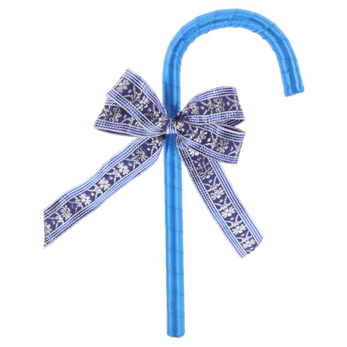 Abaodam Cosplay Cane Prop Walking Stick Prop With Bowknot Bow Cane Prop Stage Performance Staff Prop Rollenspiel Krücken für Mädchen von Abaodam