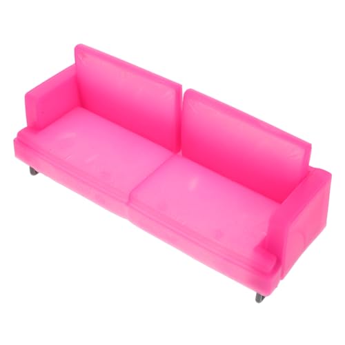 Abaodam Couch Spielset für Puppenhaus Luxuriöser Pinker Sofastuhl aus Leicht und Tragbar für Zubehör und Puppenhausdekoration Kleine Abaodam Couch Spielset für Puppenhaus Luxuriöser Pinker Sofastuhl aus Leicht und Tragbar für Zubehör und Puppenhausdekoration Kleine von Abaodam