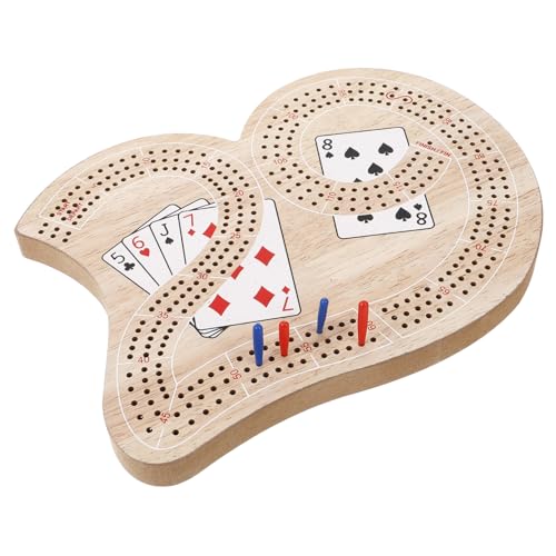 Abaodam Cribbage Brettspiel Set mit Einzigartigem Zahlen Design Inkl Punktetafel für Einfache Wertung Tragbares Spielbrett für Zwei Personen Kompaktes Kartenspiel für Unterwegs und Abaodam Cribbage Brettspiel Set mit Einzigartigem Zahlen Design Inkl Punktetafel für Einfache Wertung Tragbares Spielbrett für Zwei Personen Kompaktes Kartenspiel für Unterwegs und von Abaodam