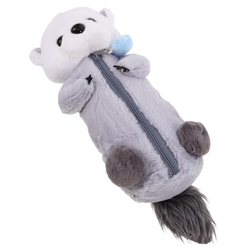 Abaodam Cute Otter Plush Pencil Case Für Junge Mädchen Und Schüler Cartoon Tier Federmäppchen Für Schulbedarf Und Schreibwaren Tragbare Aufbewahrungstasche Niedliches Design Abaodam Cute Otter Plush Pencil Case Für Junge Mädchen Und Schüler Cartoon Tier Federmäppchen Für Schulbedarf Und Schreibwaren Tragbare Aufbewahrungstasche Niedliches Design von Abaodam