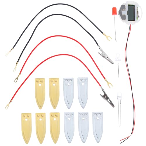 Abaodam DIY Fruchtbatterie Experimentierkasten für Schüler Wissenschaftliches Lernspielzeug mit Kupfer Platten für Elektronik Projekte und Physik Experimente Pädagogisch und Langlebig von Abaodam