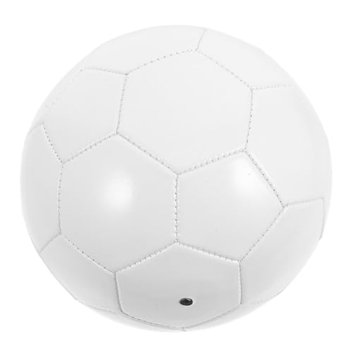 Abaodam DIY Fußball Graffiti Fußball Unbedruckter Weißer Fußball für Handmalerei Vielseitig Einsetzbar für Erwachsene aus Stabilem PVC für Kreative Projekte von Abaodam