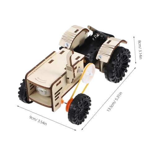 Abaodam DIY Holz Bausatz Wissenschaftliches Experimentierspielzeug Pädagogisches Puzzle mit Glatten Kanten Kreatives Lernspiel für Jungen und Mädchen Fördert Vorstellungskraft und von Abaodam