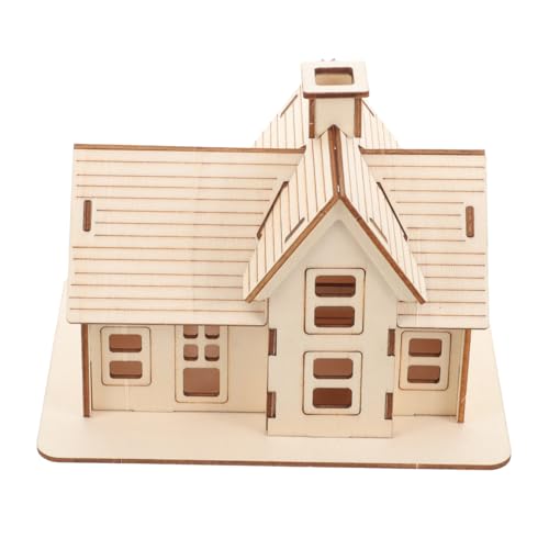 Abaodam DIY Holzhaus Modellbausatz zum Zusammenbauen Kreatives Puzzle für Erwachsene Feine Handwerkskunst Dekoratives Miniaturhaus für Zuhause Büro und Party Geschenkidee Abaodam DIY Holzhaus Modellbausatz zum Zusammenbauen Kreatives Puzzle für Erwachsene Feine Handwerkskunst Dekoratives Miniaturhaus für Zuhause Büro und Party Geschenkidee von Abaodam