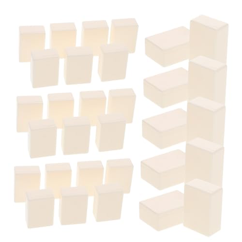 Abaodam DIY Mahjong Blöcke Weiße Spielsteine für Kreative Tischspiele Robuste Spielsteine aus Hochwertigem Acryl für Brettspiele Heimdekoration und von Abaodam