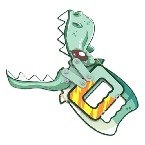 Abaodam DIY Mechanisches Dinosaurier Bastelset Flexibles Greifspielzeug für Interaktiver Handpuppen Dino Stem Lernspielzeug Kreativität und Eltern Junge Mädchen Zusammenarbeit von Abaodam