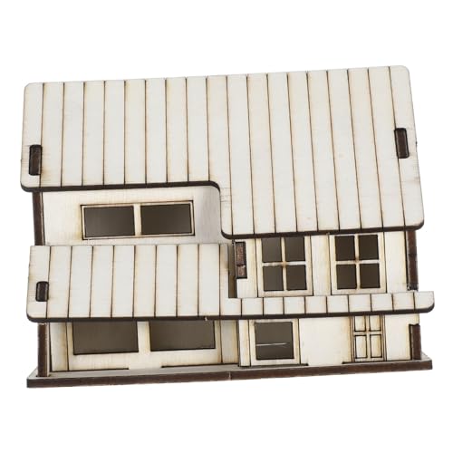 Abaodam DIY Puppenhaus Kit aus Holz Miniaturhaus Bausatz für Kreative Bastelprojekte für Jungen Beige Langlebig und Ästhetisch Ansprechend Abaodam DIY Puppenhaus Kit aus Holz Miniaturhaus Bausatz für Kreative Bastelprojekte für Jungen Beige Langlebig und Ästhetisch Ansprechend von Abaodam