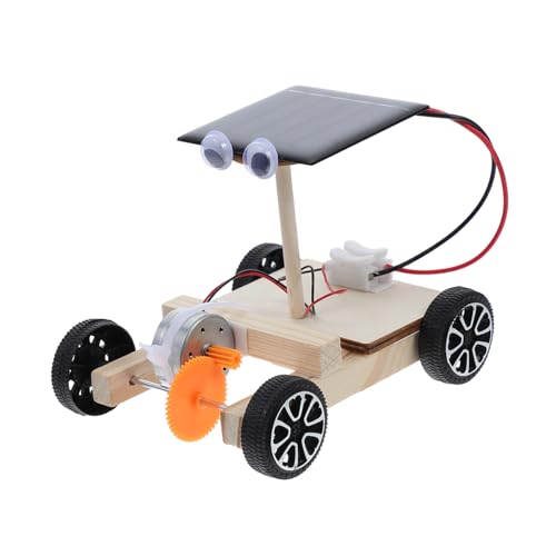 Abaodam DIY Solar Auto Bastelset für Kreatives Lernspielzeug zur Verbesserung von Praktischen Fähigkeiten Batteriefrei Funktioniert mit Sonnenenergie Fördert Kreativität von Abaodam