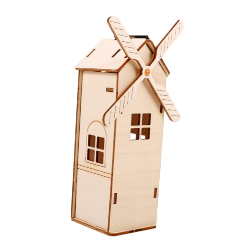Abaodam DIY Solar Windmühle aus Holz zum Zusammenbauen Experimentierspielzeug für Sicheres Bastelset für Schule und Wissenschaft Fördert und Kreativität Abaodam DIY Solar Windmühle aus Holz zum Zusammenbauen Experimentierspielzeug für Sicheres Bastelset für Schule und Wissenschaft Fördert und Kreativität von Abaodam