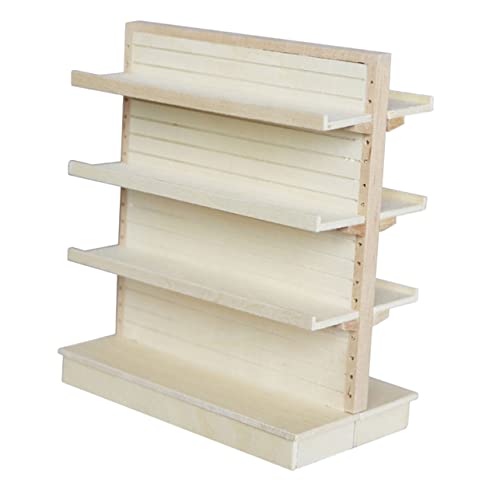 Abaodam Miniregal Aus Holz Minimöbel Puppenmöbel Regalmodelle Für Spielzeug Simulation Regal Für Mini-Haus-Dekoration Abaodam Miniregal Aus Holz Minimöbel Puppenmöbel Regalmodelle Für Spielzeug Simulation Regal Für Mini-Haus-Dekoration von Abaodam