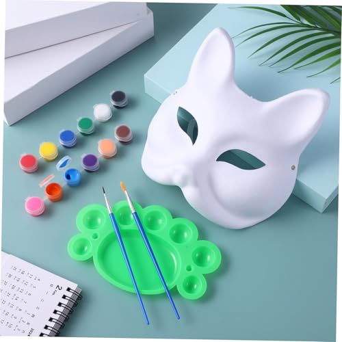 Abaodam DIY Teiliges Fuchs Masken aus Papierpulp zum Bemalen mit Farben und Pinseln Leichte Leere Tiermasken für Halloween Party Basteln und Kreative Kinderaktivitäten Abaodam DIY Teiliges Fuchs Masken aus Papierpulp zum Bemalen mit Farben und Pinseln Leichte Leere Tiermasken für Halloween Party Basteln und Kreative Kinderaktivitäten von Abaodam