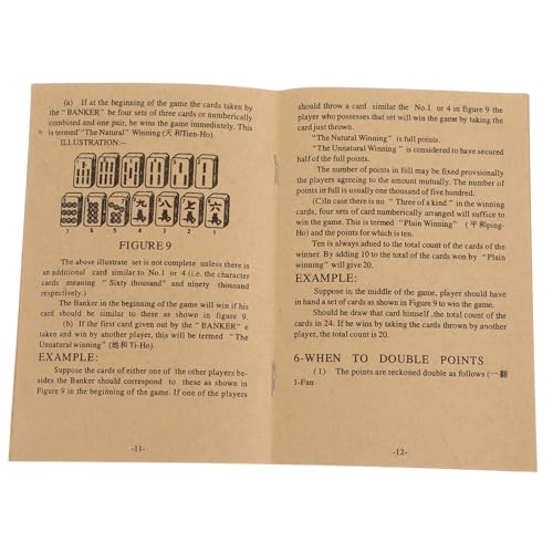 Abaodam Detaillierte Anweisungen und Regeln für Anfänger und Leidenschaftliche Spieler Umfassender Mahjong Leitfaden zur Meisterung des von Abaodam