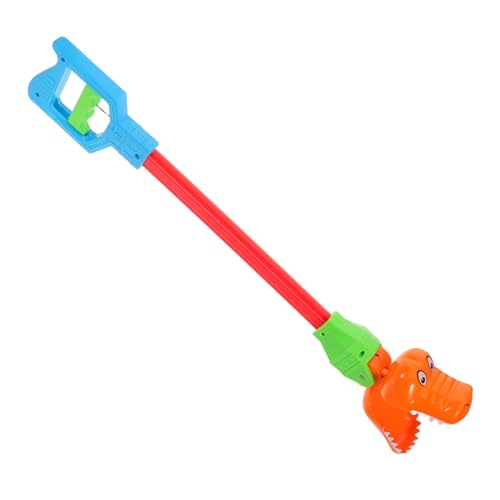 Abaodam Dinosaurier Mechanischer Pickup Clip Roboter Mechanischer Greifer für Greifer Mechanischer Arm Streich Orange Kunststoff von Abaodam