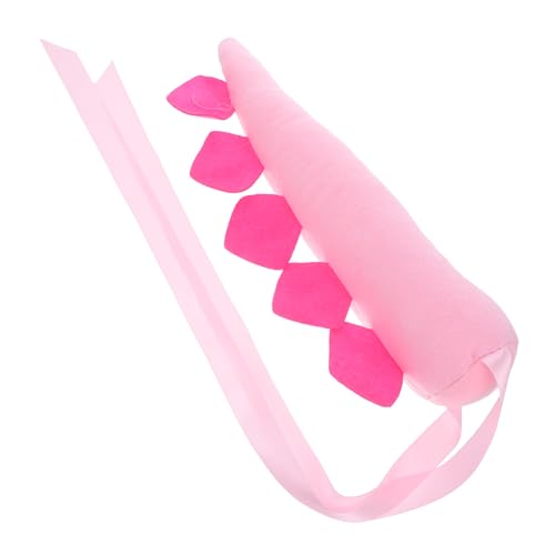 Abaodam Dinosaurier - -Requisiten Dinosaurier-Cosplay- Stütze Dinosaurier-Cosplay-Kostüm Dinosaurier-Kostümzubehör süßer Dinosaurierschwanz Tier-Cosplay-Requisite Stoff Rosa von Abaodam