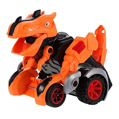 Abaodam Dinosaurierauto Trägheitsspielzeug Verwandlungsfahrzeug für Lernspielzeug mit Dino Design Interaktive Deformationsfunktion Geeignet für Jungen und Mädchen Ab Jahren von Abaodam