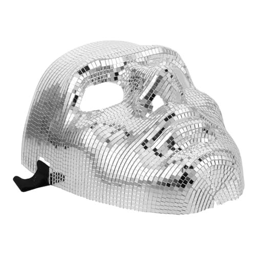 Abaodam Disco Ball Maske Für Herren Und Damen Glänzende Glitzer Gesichtsbedeckung Für Party Halloween Karneval Und Nachtclubs Verstellbare Und Bequeme Augenmaske Abaodam Disco Ball Maske Für Herren Und Damen Glänzende Glitzer Gesichtsbedeckung Für Party Halloween Karneval Und Nachtclubs Verstellbare Und Bequeme Augenmaske von Abaodam