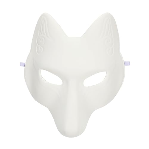 Abaodam Diy Unbemalte Weiße Fox Maske Handbemalbare Maske für Fasching Karneval Halloween Kostümpartys Kreatives Diy Zubehör für Unvergessliche Feierlichkeiten Abaodam Diy Unbemalte Weiße Fox Maske Handbemalbare Maske für Fasching Karneval Halloween Kostümpartys Kreatives Diy Zubehör für Unvergessliche Feierlichkeiten von Abaodam