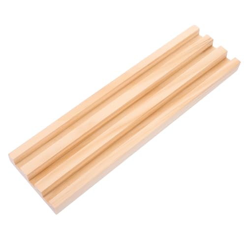 Abaodam Domino Ständer aus Holz Stabiler Halter für Domino Steine und Buchstabenkarten Multifunktionales DIY Tabletop Organizer Display Rutschfester Spielkartenhalter für Familien und Abaodam Domino Ständer aus Holz Stabiler Halter für Domino Steine und Buchstabenkarten Multifunktionales DIY Tabletop Organizer Display Rutschfester Spielkartenhalter für Familien und von Abaodam