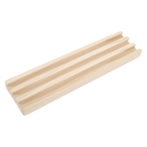 Abaodam Domino-tablett Antirutschmatte Display-tabletts Basis Anzeigen Spielkarten Stehen Ausstellungsstand Basis Für Spielzeugkarten Holz von Abaodam