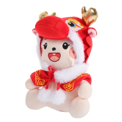 Abaodam Drachenpuppe Chinesisches Neujahrsdrache-stofftier Kuscheltier Drache Stofftier Drachenspielzeug Stofftier Bärtiger Drache Ausgestopfter Drache Für Flanell Abaodam Drachenpuppe Chinesisches Neujahrsdrache-stofftier Kuscheltier Drache Stofftier Drachenspielzeug Stofftier Bärtiger Drache Ausgestopfter Drache Für Flanell von Abaodam