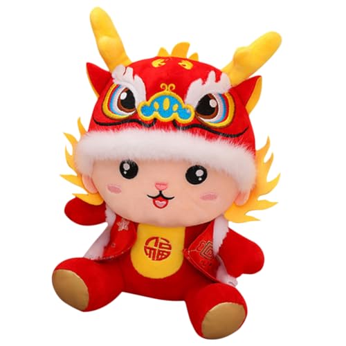 Abaodam Drachenpuppenspielzeug Plüschtier süß Kuscheltier Spielzeugplüsch Stofftiere Puppe Plüschtier Figur chinesischer neujahrsdrache Maskottchen Drache gefüllt PP Baumwolle rot Abaodam Drachenpuppenspielzeug Plüschtier süß Kuscheltier Spielzeugplüsch Stofftiere Puppe Plüschtier Figur chinesischer neujahrsdrache Maskottchen Drache gefüllt PP Baumwolle rot von Abaodam