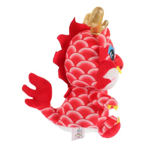 Abaodam Drachenspielzeug Puppe Neujahrsmaskottchen Drachen chinesische Neujahrsdekorationen Spielzeugdrache Chinesische Neujahrsfigurendekoration Plüschtiere Kuscheltier Flanell Abaodam Drachenspielzeug Puppe Neujahrsmaskottchen Drachen chinesische Neujahrsdekorationen Spielzeugdrache Chinesische Neujahrsfigurendekoration Plüschtiere Kuscheltier Flanell von Abaodam