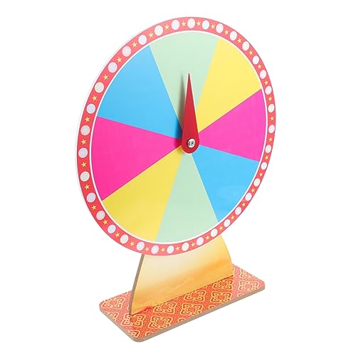 Abaodam Drehendes Preisrad für Partys mit Fächern für Spiele Messen Jubiläen und Feiertagsaktivitäten Leicht und Tragbar für DIY Glücksspiel Requisiten Abaodam Drehendes Preisrad für Partys mit Fächern für Spiele Messen Jubiläen und Feiertagsaktivitäten Leicht und Tragbar für DIY Glücksspiel Requisiten von Abaodam