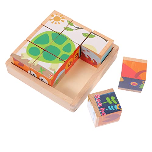 Abaodam Dreidimensionales Puzzle Lernspielzeug Aus Holz Kognitives Für Bildungsspielzeug Holzprozesäge Interessantes 3D-Puzzle-Puzzle 3D-Puzzle- Hölzern von Abaodam