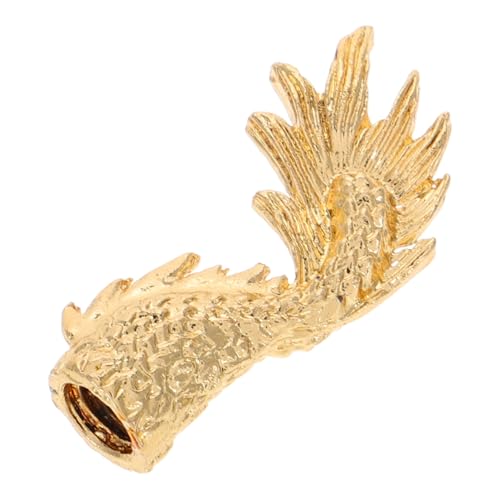 Abaodam Goldene Drachenkopf-wünschelrute Für Feng Shui Und Schatzsuche Hochsensitives Werkzeug Mit DIY-zubehör Für Präzise Ortung Von Glücksstellen Und Spiritueller Energie von Abaodam