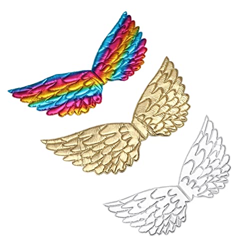 Abaodam Einhorn-Flügel für elegante Kostüm-Requisiten, zartes Party-Zubehör zum Verkleiden, für Maskeraden, besondere Anlässe, 3 Stück Abaodam Einhorn-Flügel für elegante Kostüm-Requisiten, zartes Party-Zubehör zum Verkleiden, für Maskeraden, besondere Anlässe, 3 Stück von Abaodam