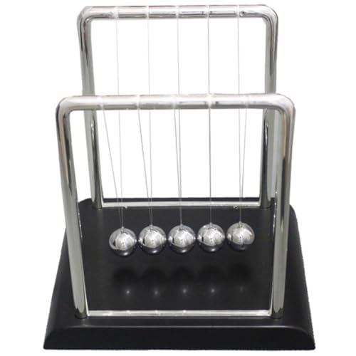 Abaodam Einzigartiges Newton Schwinger aus Metall Kinetisches Schreibtischspielzeug Stressabbauendes Balance kugelspiel für Erwachsene Stilvolle Bürodekoration Abaodam Einzigartiges Newton Schwinger aus Metall Kinetisches Schreibtischspielzeug Stressabbauendes Balance kugelspiel für Erwachsene Stilvolle Bürodekoration von Abaodam