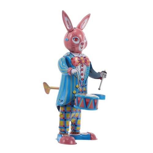 Abaodam Eisen-Kaninchen-Schlagzeuger-aufziehspielzeug, Retro-aufziehspielzeug Für Büro- Und Café-, Kaninchen-Figur Für Kinder, Musikalisches Interesse, Kaninchen-Schlagzeuger-Figur Abaodam Eisen-Kaninchen-Schlagzeuger-aufziehspielzeug, Retro-aufziehspielzeug Für Büro- Und Café-, Kaninchen-Figur Für Kinder, Musikalisches Interesse, Kaninchen-Schlagzeuger-Figur von Abaodam