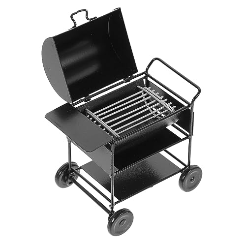 Abaodam Eisen Puppenhaus Grill Schwarz Miniatur Kochgeschirr Kleine Häuser Mini Grill Abaodam Eisen Puppenhaus Grill Schwarz Miniatur Kochgeschirr Kleine Häuser Mini Grill von Abaodam