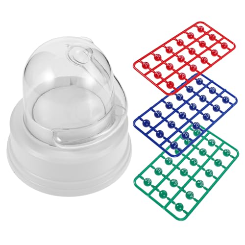 Abaodam Elektrische Tragbare Bingo-Maschine mit Kugeln Kompakte Mini-lotto-Shake-Maschine Handliches Lotteriespiel für Partyspaß Familienunterhaltung und Festliche Aktivitäten von Abaodam