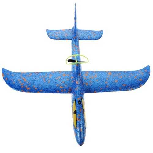 Abaodam Elektrischer Handwurf flugzeugmodell aus leichtem Schaumstoff Leichter Flexibler Kinderspaß für Outdoor Spiele Robustes Flugzeugspielzeug für Jungen und Mädchen Geeignet für Party von Abaodam