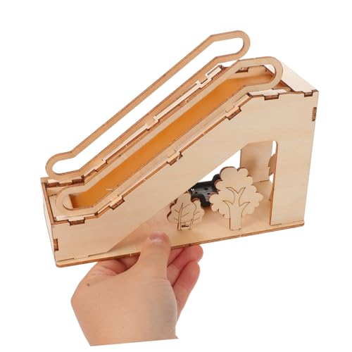 Abaodam Elektrisches DIY Holzmodell Bausatz Elektroförderer Stem Wissenschaftsspielzeug für Realistische Mechanische Simulation Vielseitig für Schule Experimente Eltern Junge Mädchen von Abaodam