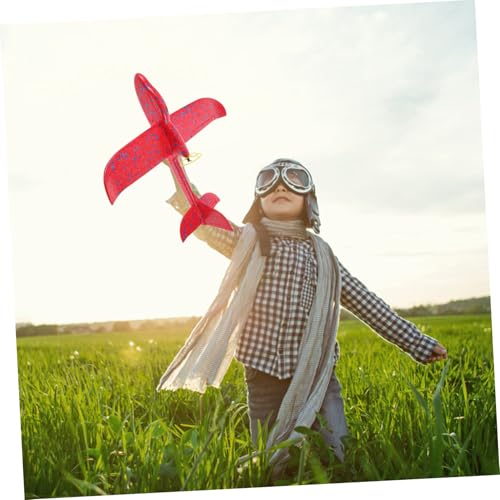 Abaodam Elektrisches Flugzeug mit LED licht Leichter Schaumstoff wurfgleiter Sicher für Umweltfreundliches Flugspielzeug für Outdoor spielspaß Abaodam Elektrisches Flugzeug mit LED licht Leichter Schaumstoff wurfgleiter Sicher für Umweltfreundliches Flugspielzeug für Outdoor spielspaß von Abaodam