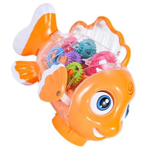 Abaodam Elektrisches in Fischform mit Bunten Zahnrädern Licht Soundaktiv Beweglich aus Robustem Abs Inklusive Schraubendreher Geeignet für Kleinkinder Jahre Abaodam Elektrisches in Fischform mit Bunten Zahnrädern Licht Soundaktiv Beweglich aus Robustem Abs Inklusive Schraubendreher Geeignet für Kleinkinder Jahre von Abaodam