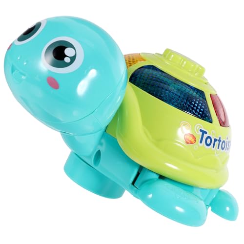 Abaodam Elektronisches Schildkröten mit Musik und Lichtern Interaktives Lernspielzeug für Dekorative Tischfigur für Geburtstagsfeiern und Thematische Anlässe Zufällige von Abaodam