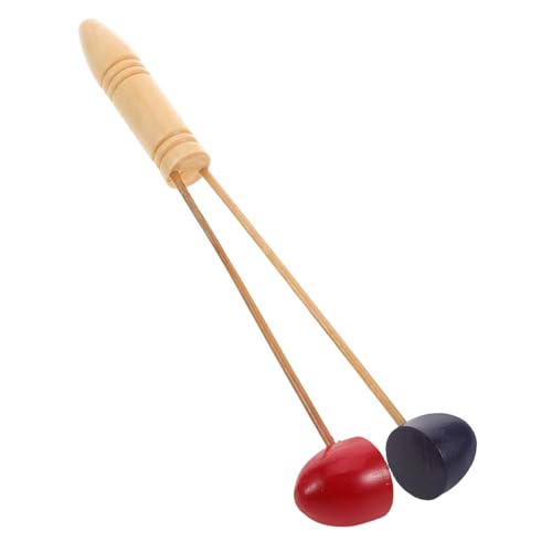 Abaodam Ergonomische Holz Kastagnetten für Kleinkinder Kindgerechte Percussion Instrumente Rhythmusförderung und Koordinationsentwicklung für Musikalische Früherziehung und von Abaodam