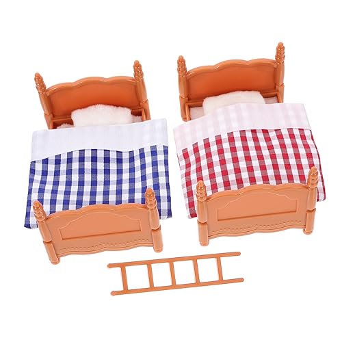 Abaodam Etagenbett Für Puppenhaus Doppelstockbett Mit Dekoration Schlafzimmermöbel Für Puppen Und Zubehör Für Kreative Spielwelten Abaodam Etagenbett Für Puppenhaus Doppelstockbett Mit Dekoration Schlafzimmermöbel Für Puppen Und Zubehör Für Kreative Spielwelten von Abaodam