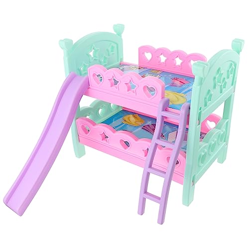 Abaodam Etagenbett für Micro Landschaftsmodell Dekoration Puppenhaus Zubehör für Puppenstuben und Kreative Spielwelten und Funktional von Abaodam